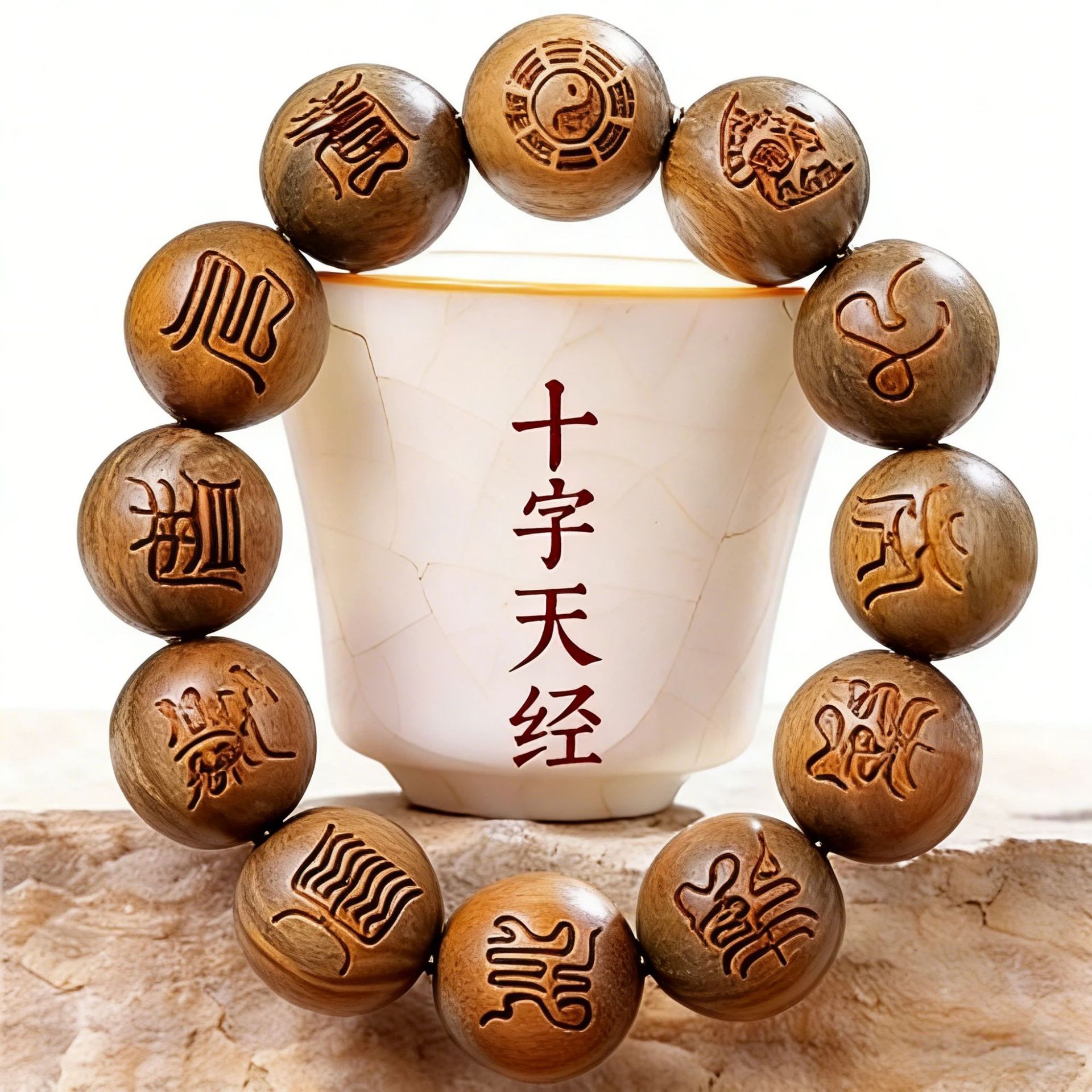 Lucky Luxury Green Sandalwood  - Bracelet Beaded Men 评论和价格