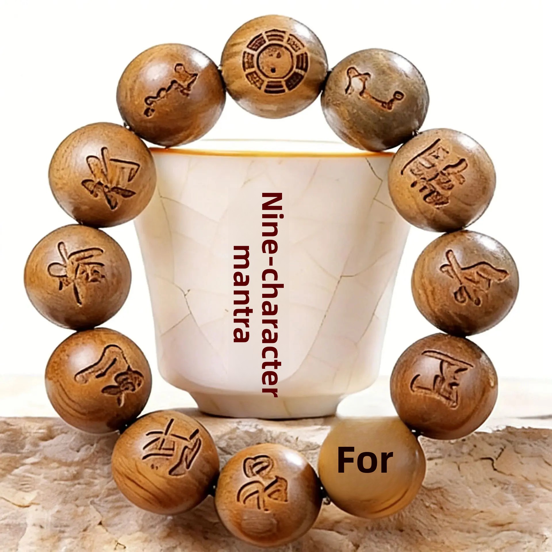 Lucky Luxury Green Sandalwood  - Bracelet Beaded Men 评论和价格