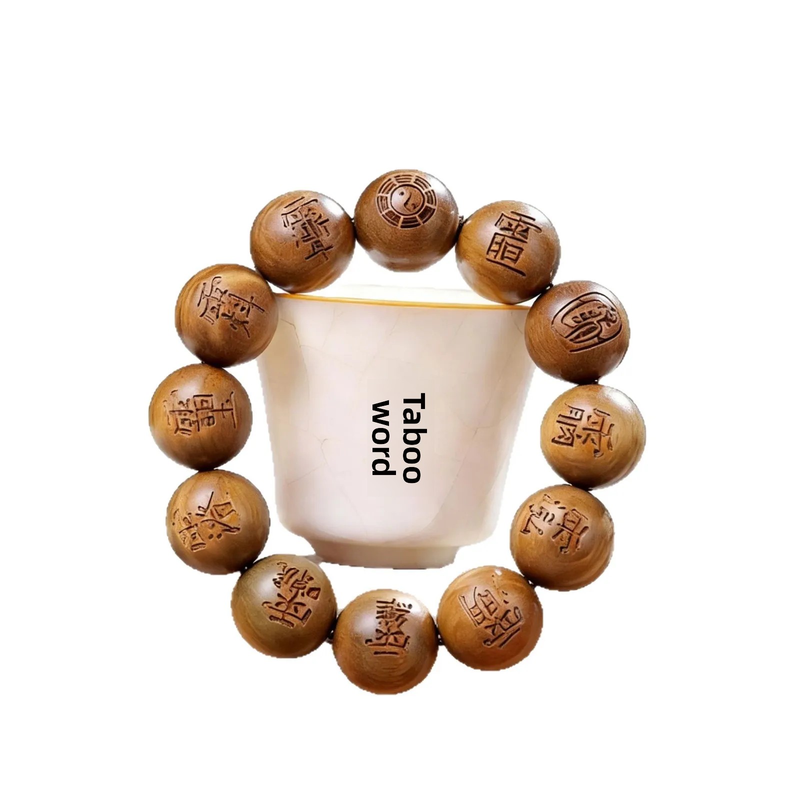 Lucky Luxury Green Sandalwood  - Bracelet Beaded Men 评论和价格