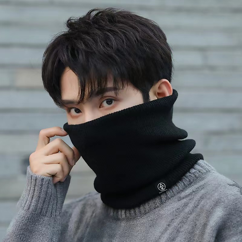 Winter Neck Warmer Scarf Fleec - Men Accessories Ring 评论和价格