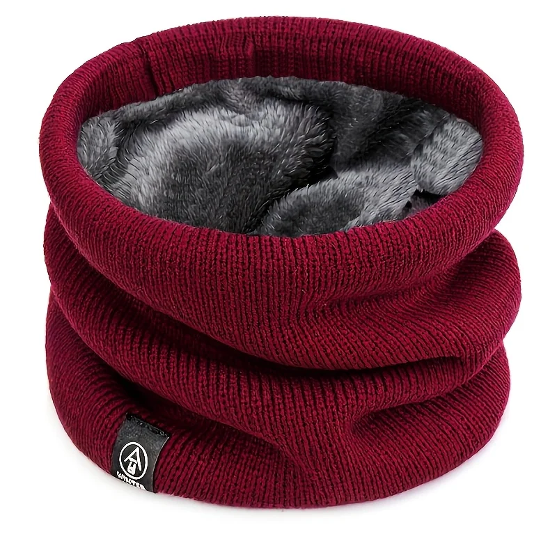 Winter Neck Warmer Scarf Fleec - Men Accessories Ring 评论和价格