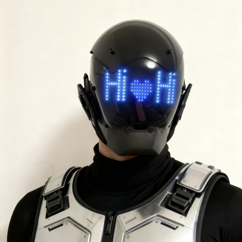 Punk Mask Cosplay for Men,Blue - Men Accessories App 评论和价格