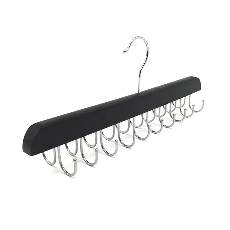 Wooden Belt Rack Women Storage - Men'S Accessories Organizer For Wardrobe 评论和价格