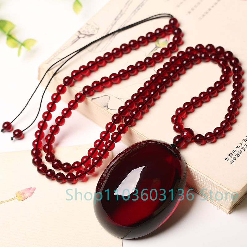 Natural Burgundy Amber Beeswax - Men Accessories Ethnic 评论和价格