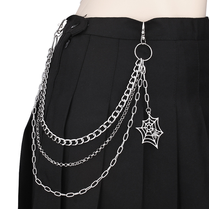 Fashion Punk Metal Pants Chain - Men'S Accessories For Jeans 评论和价格