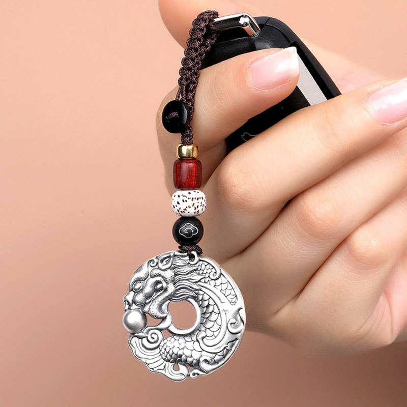 Retro ethnic style dragon fish - Men Accessories Ethnic 评论和价格