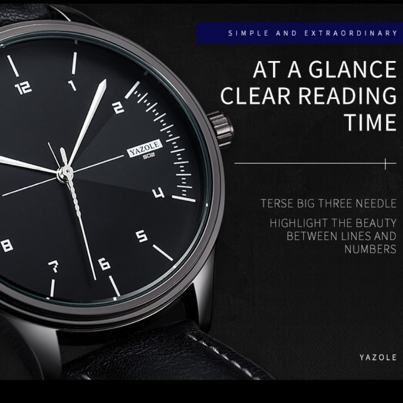 Top Brand YAZOLE Quartz Watche - Men Accessories For Wrist 评论和价格