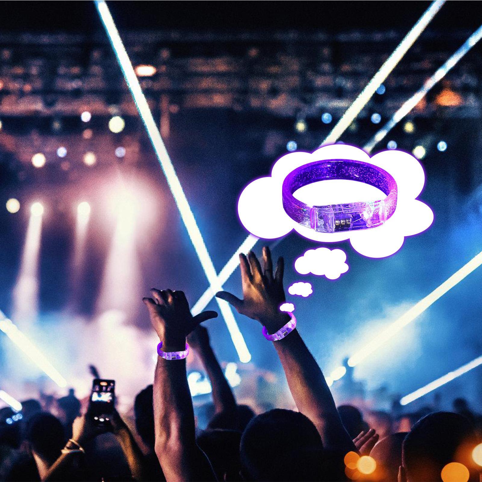 Led Luminous Bracelet Concert  - Men Accessories For Wrist 评论和价格