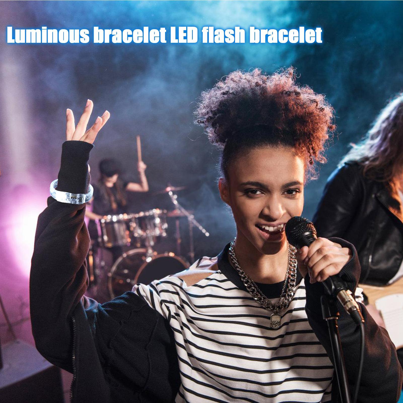 Led Luminous Bracelet Concert  - Men Accessories For Wrist 评论和价格