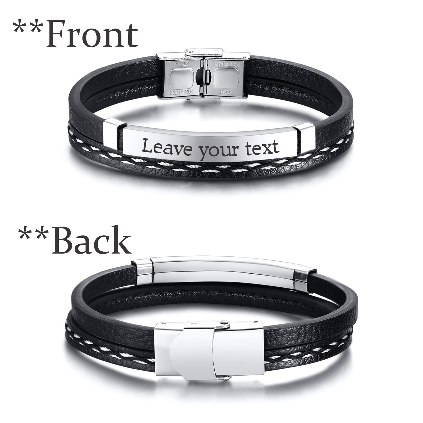 Dual-Layer Commission Braided  - Men Accessories Wholesale 评论和价格