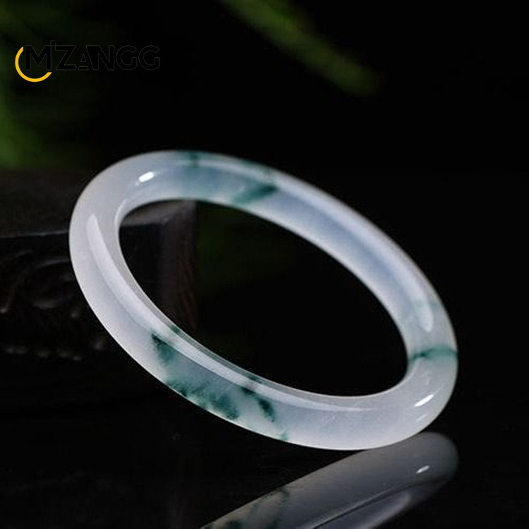 Natural Green Jadeite Bangle J - Men Accessories Hand 评论和价格