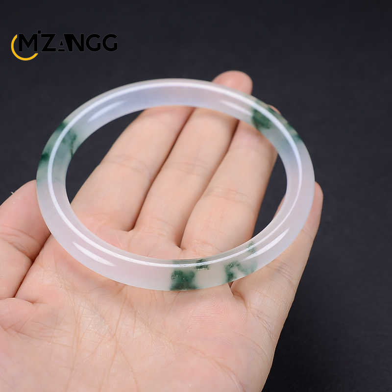 Natural Green Jadeite Bangle J - Men Accessories Hand 评论和价格