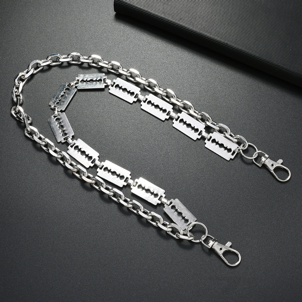 Punk Metal Chain Keychains for - Men'S Accessories For Jeans 评论和价格