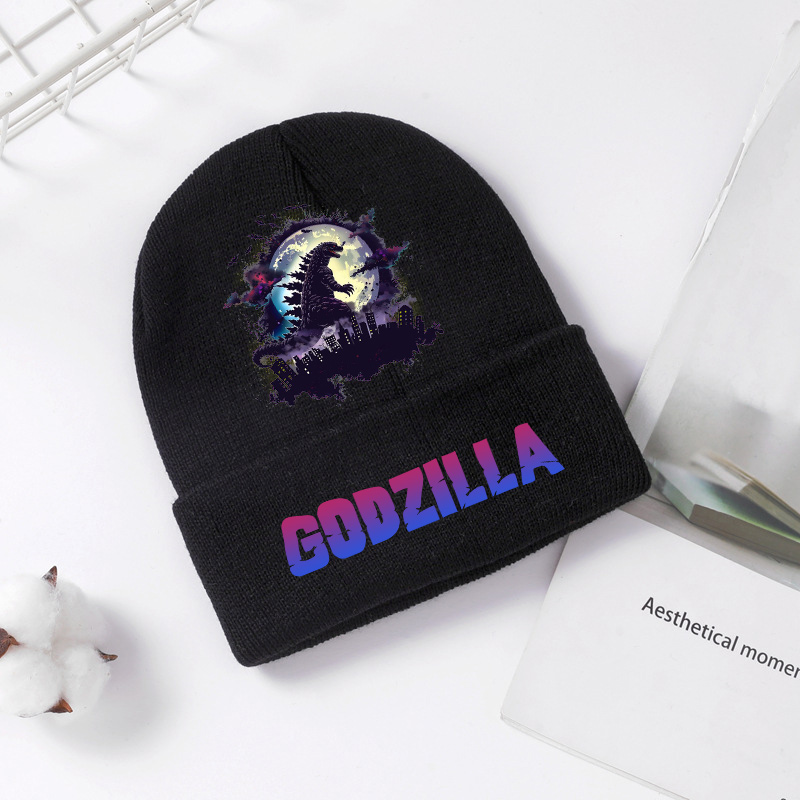 Godzilla Knitted Hat Winter Sp - Men Accessories Unique 评论和价格