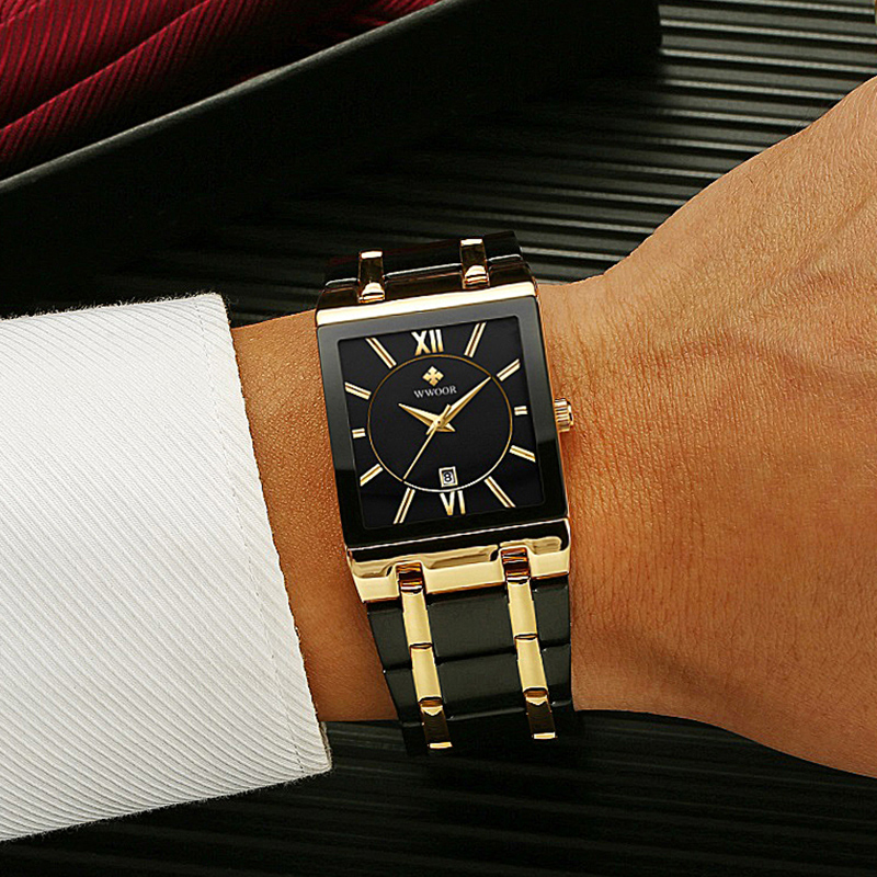 WWOOR Brand Luxury Gold Bracel - Men Accessories For Wrist 评论和价格