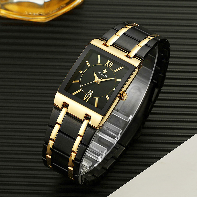 WWOOR Brand Luxury Gold Bracel - Men Accessories For Wrist 评论和价格