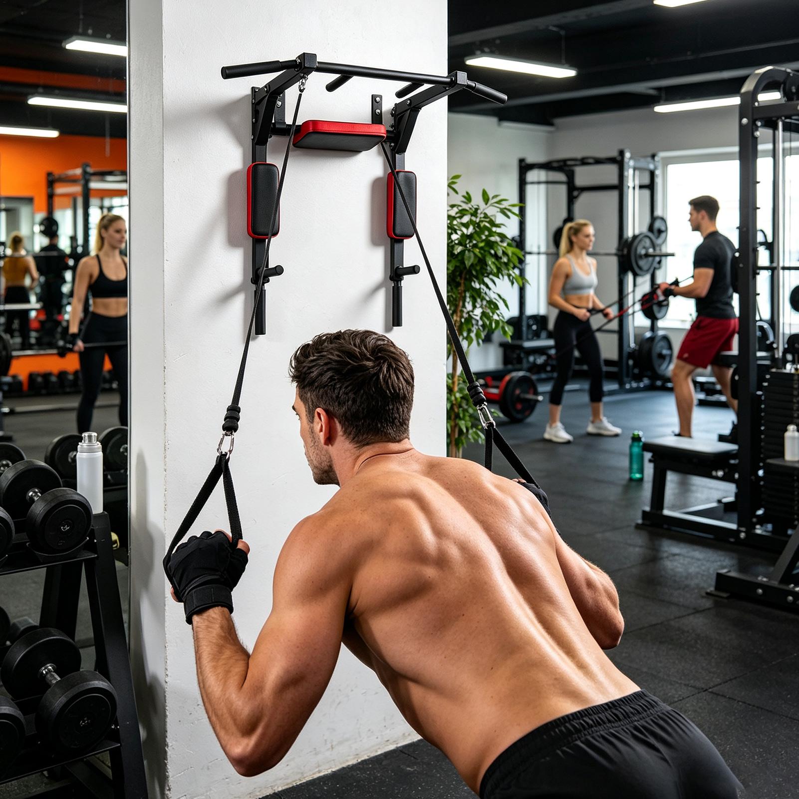 Wall-Mounted Pull-up Bar Fitne - Men Accessories For Wrist 评论和价格