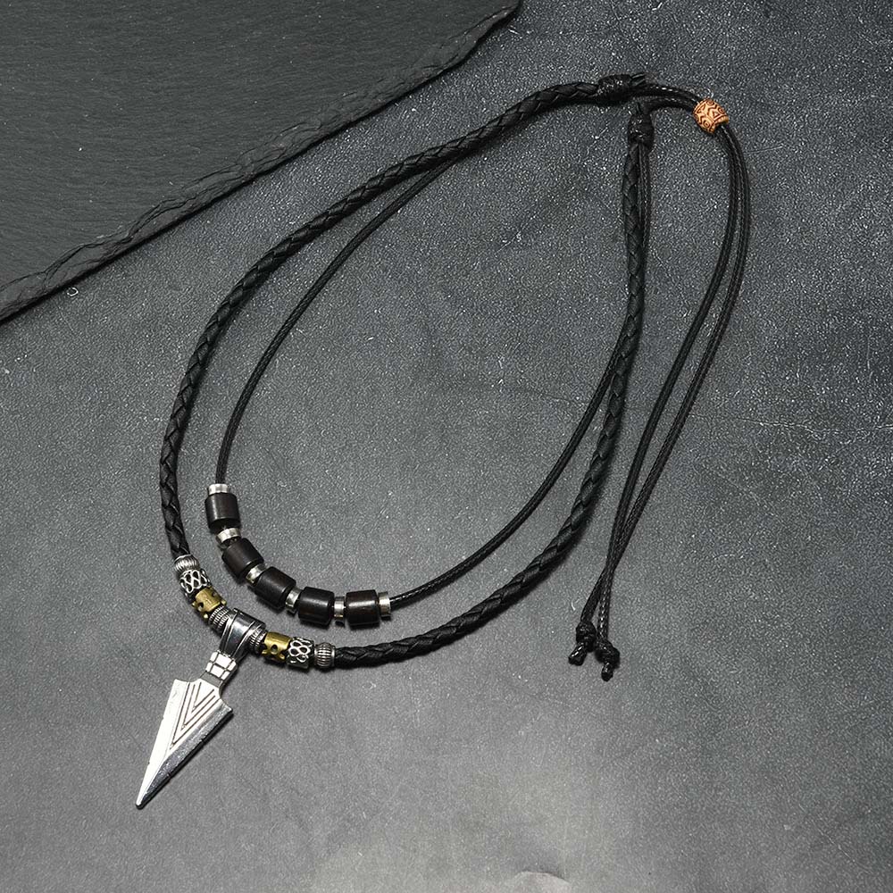 Men's Viking Arrowhead Necklac - Men Accessories Ethnic 评论和价格